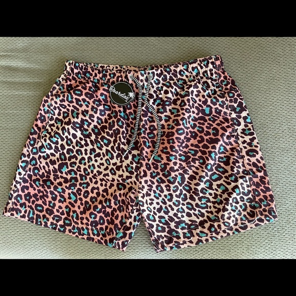 Boardies Men's Swim Trunks Leopard II Medium - Picture 1 of 3
